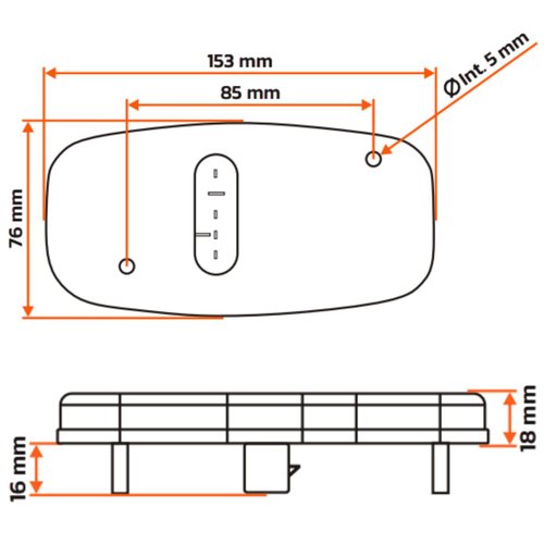 12V Truck Tail Light YN-WL-2