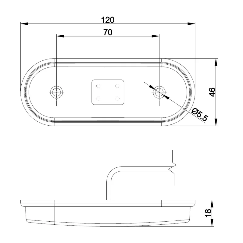 12-24V Side Light YN-SML-43