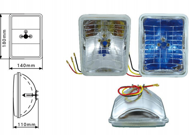 Truck Headlight Sealed Beam YN-1013