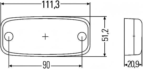 12V Side Light YN-SML-18