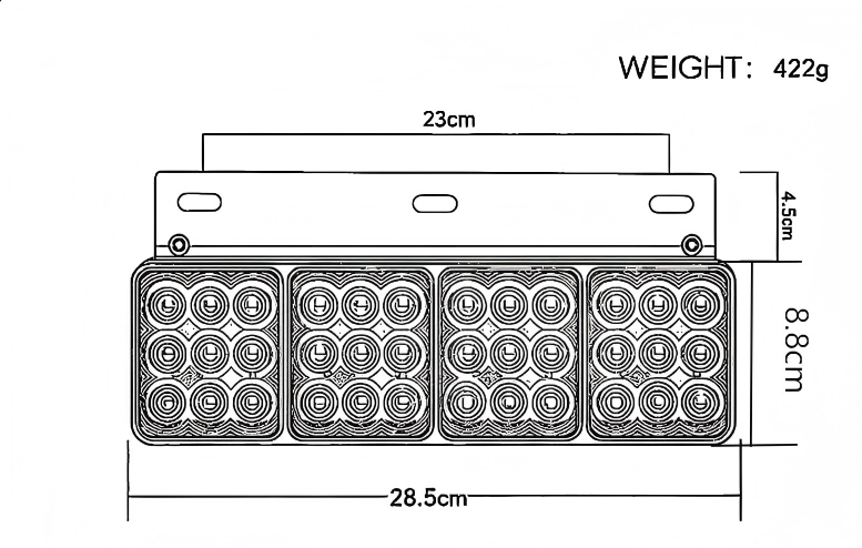 24V Truck Tail Light YN-WL-33