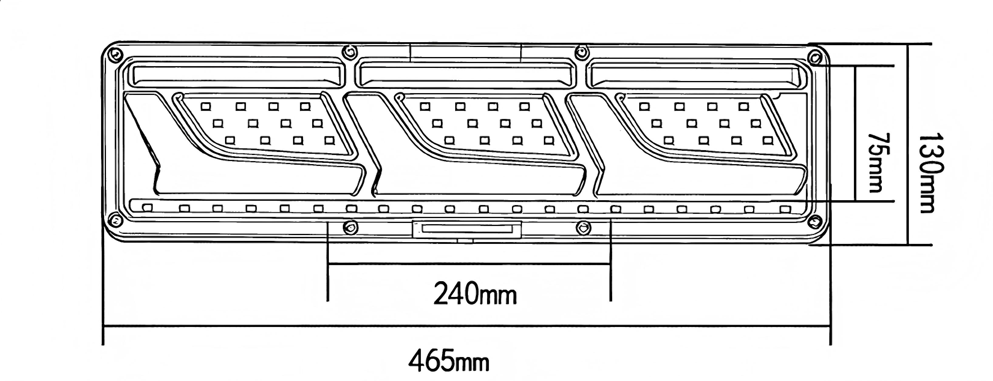 24V Truck Tail Light YN-WL-69