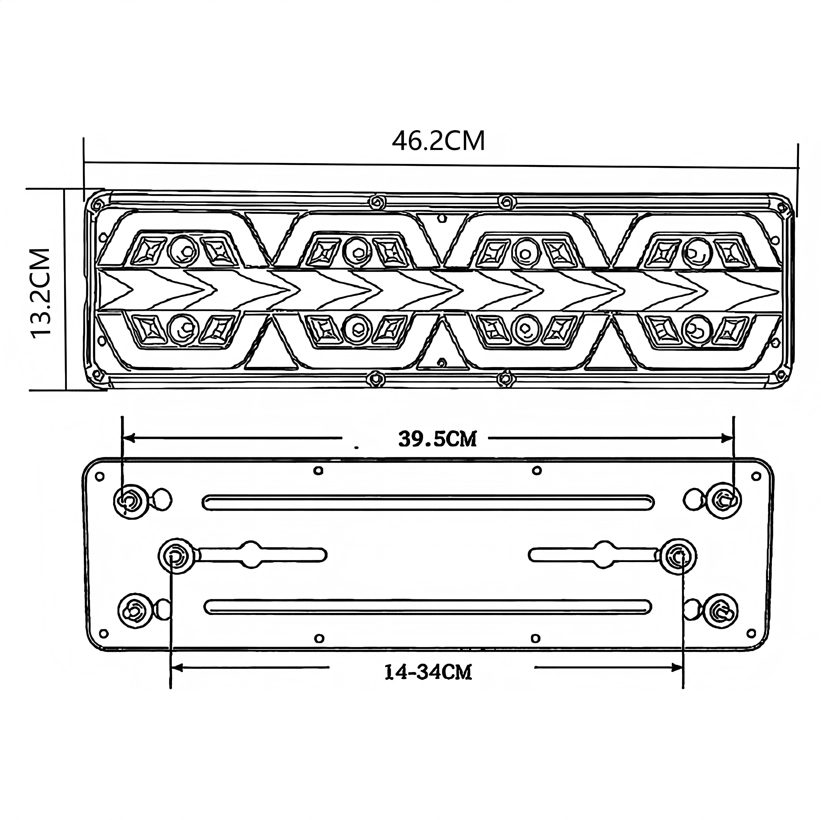 24V Truck Tail Light YN-WL-105