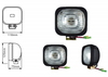 Truck Headlight Sealed Beam YN-1005