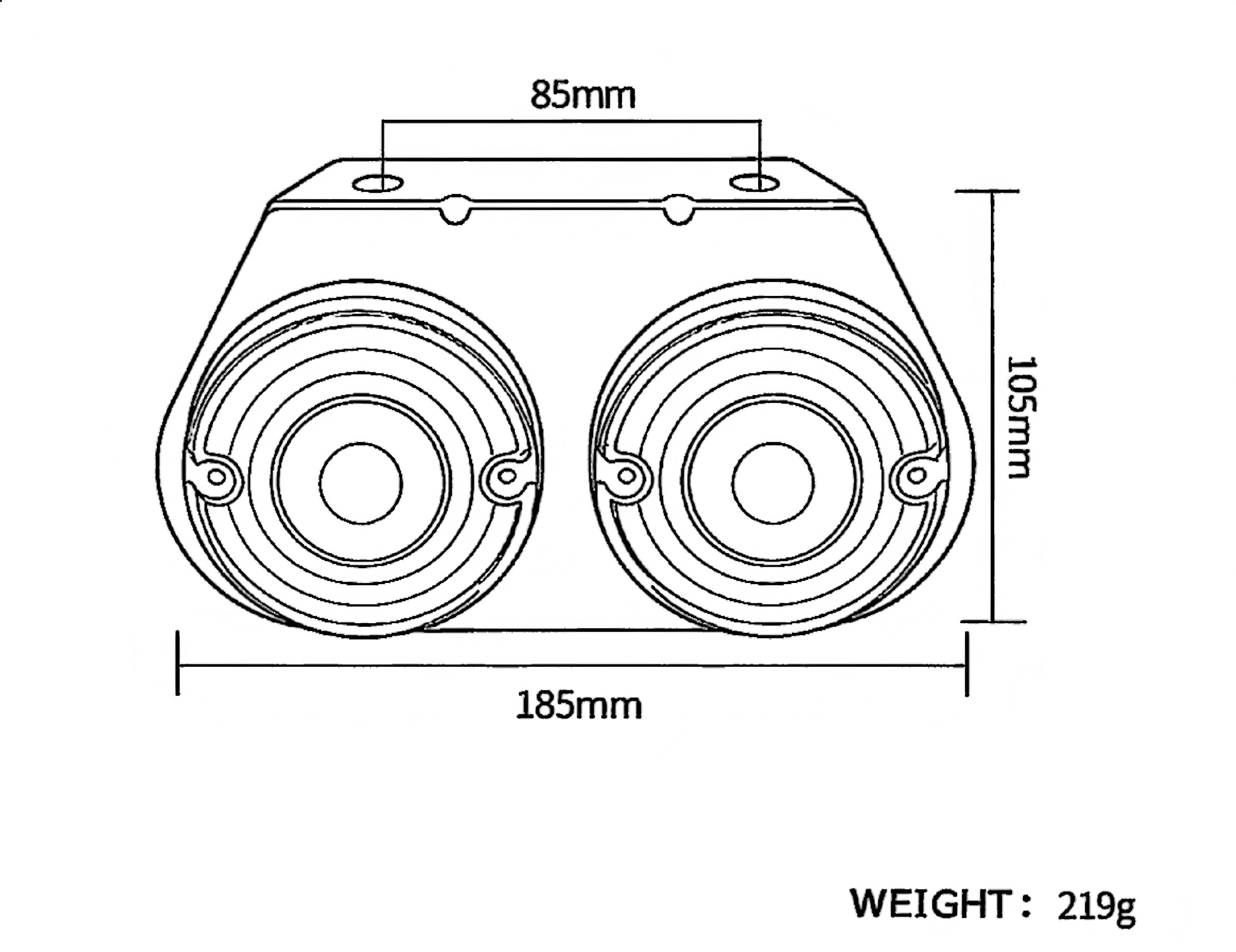 12-24V Truck Tail Light YN-WL-344