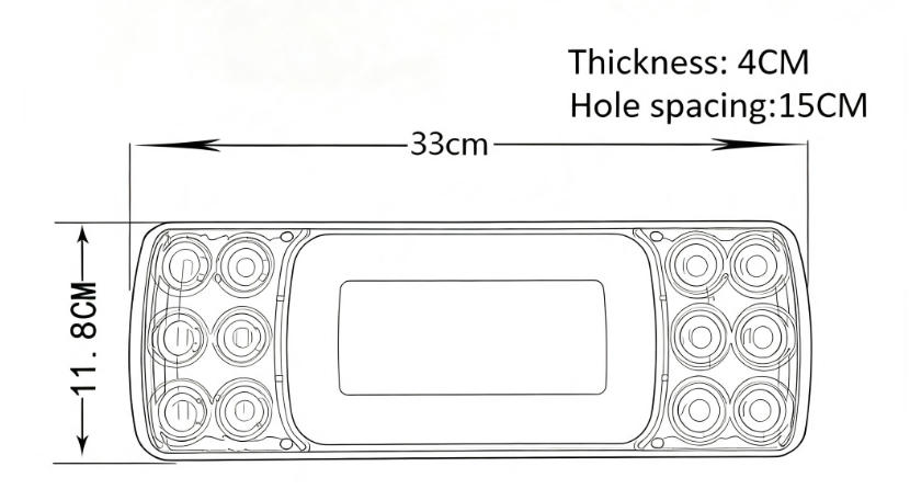 12-24V Truck Tail Light YN-WL-4