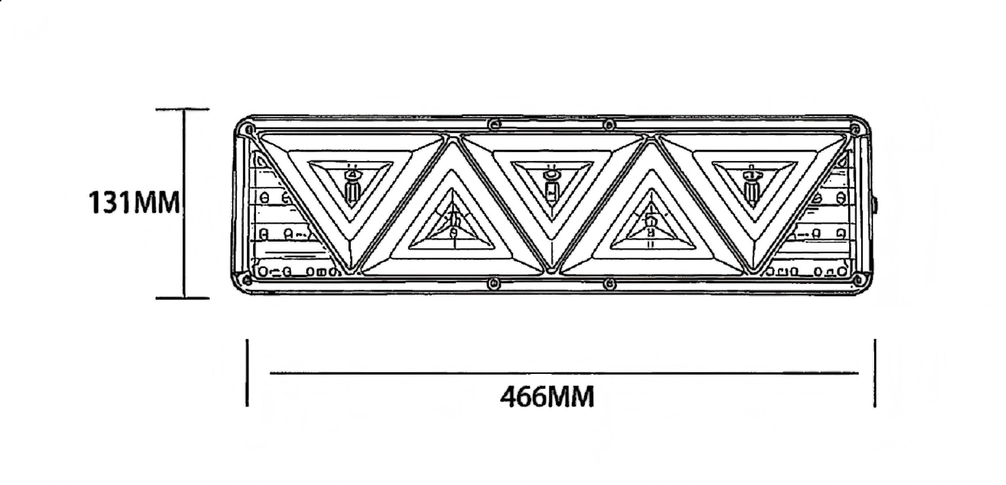 24V Truck Tail Light YN-WL-117