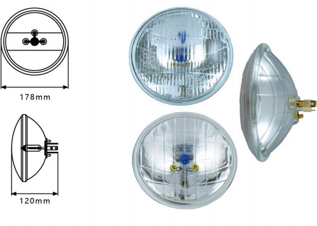 Truck Headlight Sealed Beam YN-1014