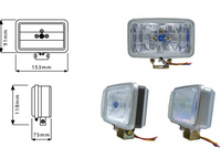 Truck Headlight Sealed Beam YN-1010