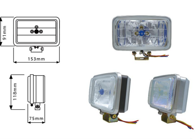 Truck Headlight Sealed Beam YN-1010