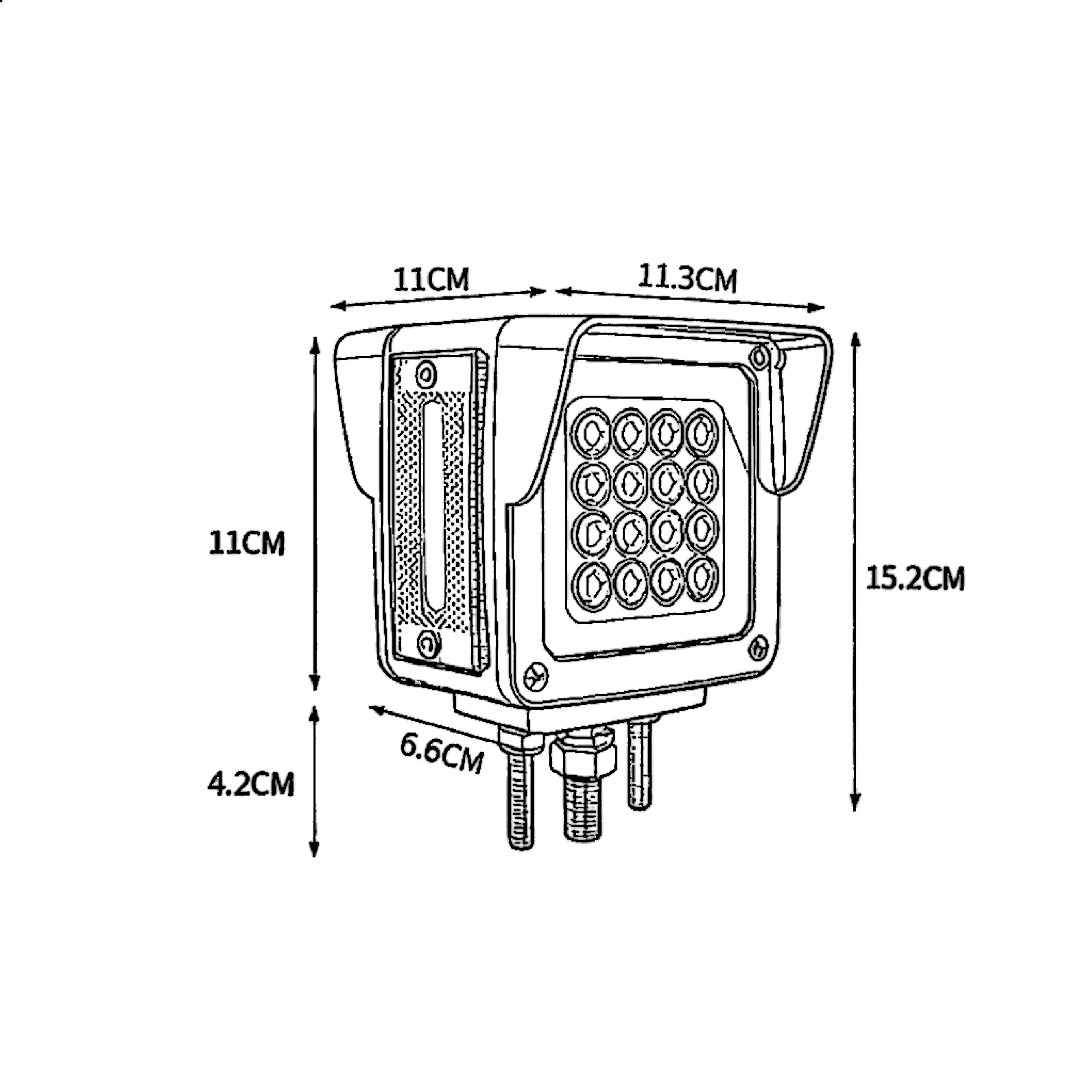 12-24V Truck Tail Light YN-WL-138