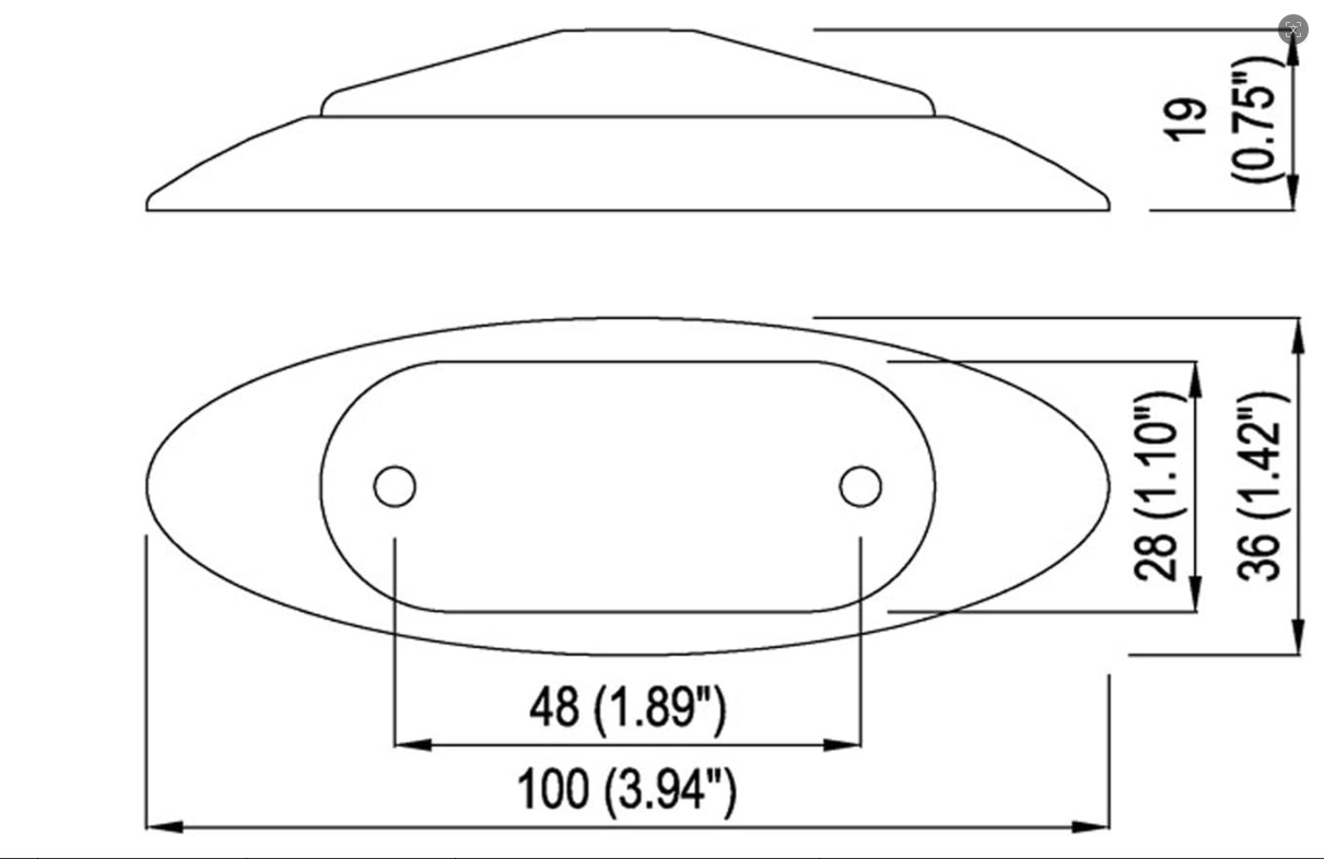 12V Side Light YN-SML-37