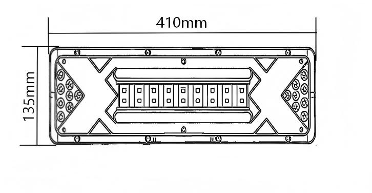 24V Truck Tail Light YN-WL-48