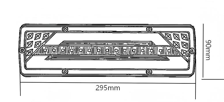 12V or 24V Truck Tail Light YN-WL-71