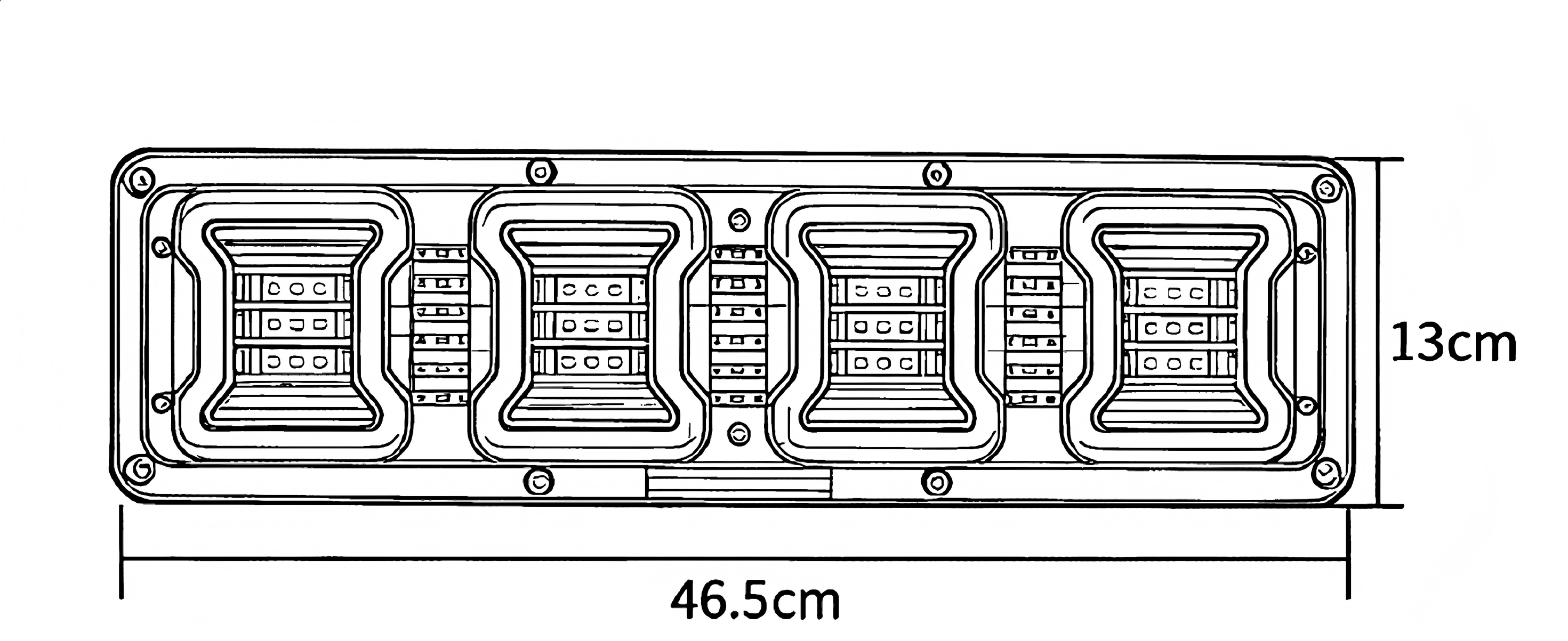 24V Truck Tail Light YN-WL-98